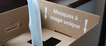 Recyclage des masques jetables