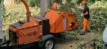 Mise à disposition exceptionnelle d'une benne et d'un broyeur