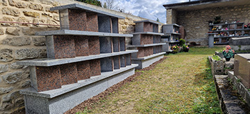 Deux nouveaux columbariums au cimetière