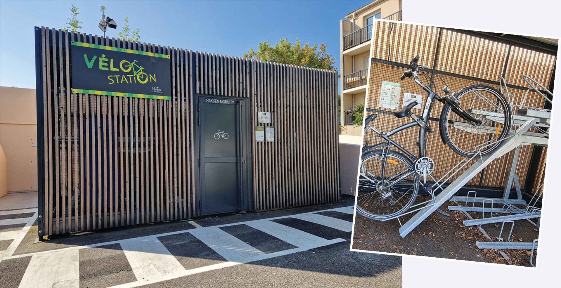 Une consigne à vélos sécurisée en centre-ville