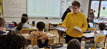 Avec la bibliothèque, les CM2 de Pré-Seigneur lisent et votent