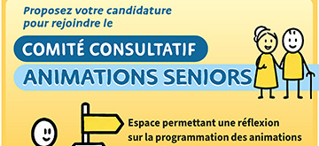 Candidatez pour le comité consultatif des animations seniors